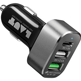 Sạc xe hơi USB Car Charger LAUT Powerdash 7.8 - Hàng chính hãng