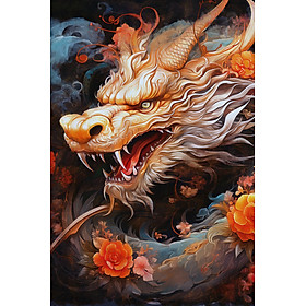 Mua Quà tặng cho tâm | Tuổi Rồng | Tranh nghệ thuật canvas (STA_12CG_Rong_01)