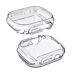 Mua Ốp TPU Kai Clear Full Mặt Kính Dành Cho Apple Watch Series 7/8/9 Size 41/45mm_ Hàng Chính Hãng