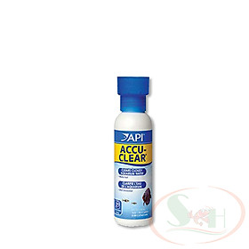 Làm trong nước API Accu Clear 118ml, 237ml khử mờ đục accu-clear water bể cá tép thủy sinh