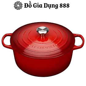 Nồi Gang Le Creuset Brater Rund Evo 20cm Kirsche, Màu Đỏ, Nồi Gang Đức, Chất Liệu Gang Thép Cao Cấp. Phù Hợp Với Mọi Loại Bếp, Nhập Khẩu Pháp, Hàng Chính Hãng