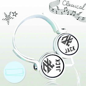 Tai nghe chụp in logo Jack J97 cắm dây có mic
