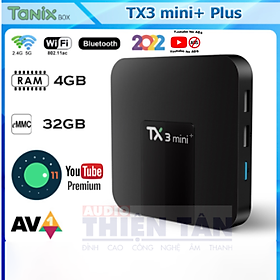Box TX3 mini+ Plus - Ram 4GB, Android 11, Dual Wifi , Buetooth 5.0 - Hàng Nhập Khẩu