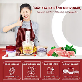 Mua Máy xay thịt đa năng Sothing Masuto Fivestar 1L cối thủy tinh công suất mạnh- Hàng chính hãng