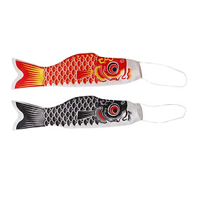 2pcs Japan Koi Fish  Carp Windsock Japanese    for Yard