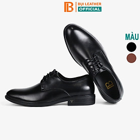 Giày nam Derby công sở da bò nappa cao cấp G113- Bụi leather- hộp sang trọng - Bảo hành 12 tháng