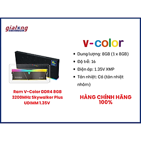 Mua Ram V-Color DDR4 8GB 3200MHz Skywalker Plus UDIMM 1.35V - Hàng chính hãng