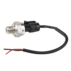 5V DC G1/4 Pressure Transducer Sensor 0-10MPa for Oil Fuel  Air