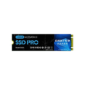 Ổ cứng thể rắn EAGET S300L M.2 (NGFF) 256GB  tốc độ cao n mỏng gọn nhẹ chống va đập cho máy tính xách tay-Màu đen-Size