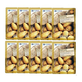 Bộ 10 Loại Mặt Nạ 3D Foodaholic Natural Esence Mask 23ml x10 - Coenzyme Q10