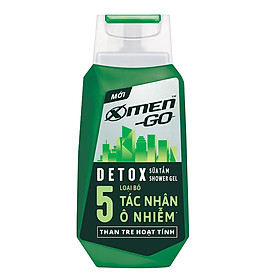 Sữa Tắm Detox X-Men Go Than Tre Hoạt Tính 180g