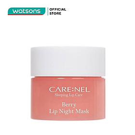 Mặt Nạ Ngủ Môi Care:Nel Berry Lip Night Mask Dưỡng Ẩm, Hồng Môi Hương Dâu 5g