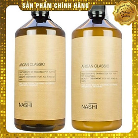 Cặp dầu gội xả siêu mượt Nashi Argan Classic Shampoo and Conditioner 1000ml