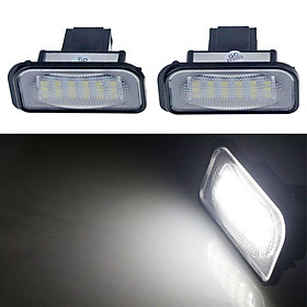 2x 18 LED License Plate Light Direct Fit For Mercedes Benz W211 W203 5D W219 R171