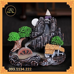 Mua Thác khói trầm hương tặng 5 nụ trầm hương cao cấp xông trầm  thác khói non bộ tiểu cảnh trang trí đồ phong thủy