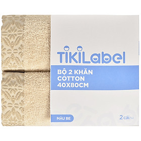 Mua Bộ 2 Khăn Cotton TIKILabel 40 x 80cm