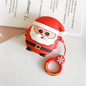Mua Hộp Để Tai Nghe AirPod Hình Ông Già Noel - Tặng 1 móc chìa khóa