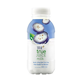 Nước uống sữa trái cây việt quất tự nhiên TH true JUICE milk 300 ml