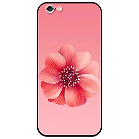 Ốp lưng in cho Iphone 6 Plus/ 6s Plus Mẫu Bông Nền Hồng