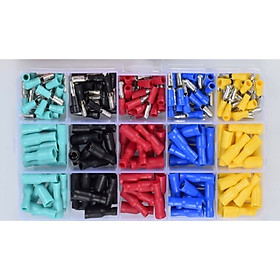 Mua Bộ 100 đầu có ghim cos nối dây điện 5 màu