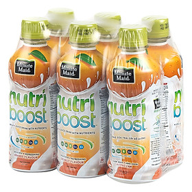 Lốc 6 Chai Sữa Nutriboost Hương Cam (297ml / Chai)