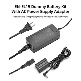 Mua BỘ PIN GIẢ KINGMA EN-EL15 VỚI BỘ CHUYỂN ĐỔI NGUỒN ĐIỆN EU PLUG POWER ADAPTER - Hàng chính hãng