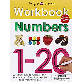 [Download Sách] Sách tẩy xóa tiếng Anh - Wipe Clean Workbook Numbers 1-20