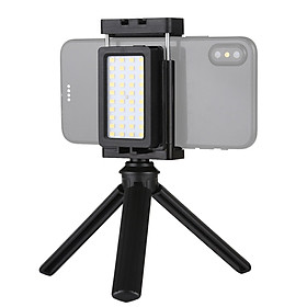 Mobile Phone Live Set Portable Pocket Self-Timer Fill Light & Phone Clamp Bracket Mount & Desktop Tripod