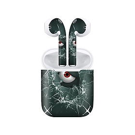 Mua Miếng dán skin chống bẩn cho tai nghe AirPods in hình thiết kế - atk068 (bản không dây 1 và 2)