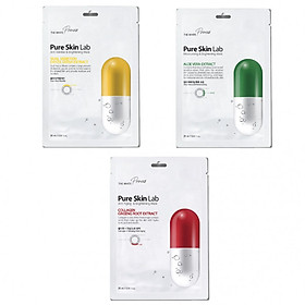 Combo Mix 3 Miếng Mặt Nạ Dưỡng Ẩm, Sáng Da, Chống Lão Hóa The White Princess Pure Skin Lab