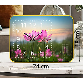 Mua Đồng Hồ Để Bàn Tráng Gương Cao Cấp - Decor Trang Trí bàn - SGP15022304