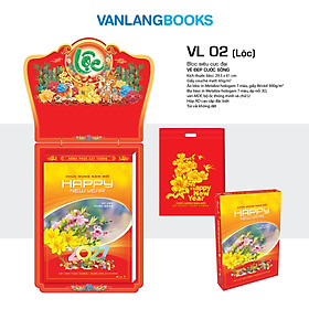 Lịch 2027 Bloc Siêu Cực Đại - Vẻ Đẹp Cuộc Sống | Lịch Tết Treo Tường Cao Cấp Văn Lang (Lộc VL02)