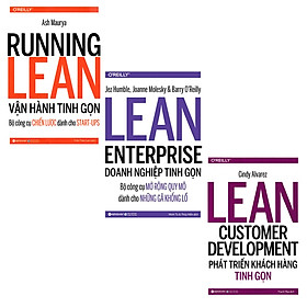 Combo sách kinh doanh : running learn - vận hành tinh gọn + doanh nghiệp tinh gọn + phát triển khách hàng tinh gọn
