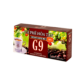 Cà phê hòa tan 3in1 - G9 ( hộp 25 gói x 16g)