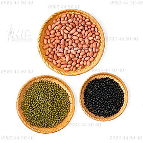 Mua Đĩa tre đan tròn hun khói trang trí  decor