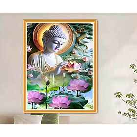 Mua Tranh thêu kín Phật thích ca vs8150  kích thước 60 x 90 cm