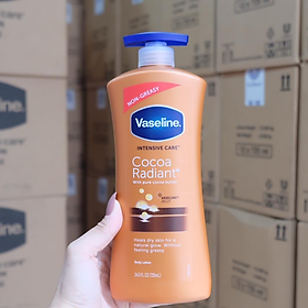 Sữa Dưỡng Thể Vaseline Total Moisture Cocoa Radiant 725ml mẫu mới