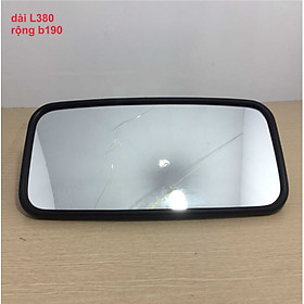 Gương chiếu hậu trên và dưới xe Isuzu, ms: SL-1698 và 998, lỗ xỏ dọc, lỗ lệch, kích thước L380*b190 và L160*b210