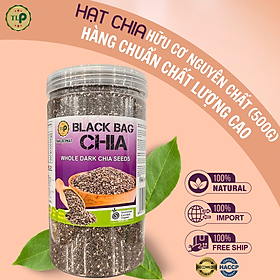 Hạt Chia Úc TLP.100% Organic Ăn Kiêng Giảm Cân Hạt Chuẩn Sạch Đều Đẹp (Hũ 500g)