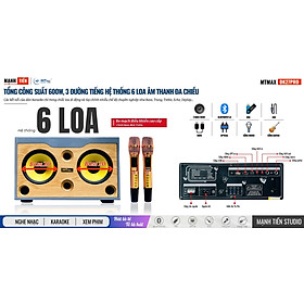 Mua   Bán Chạy Nhất Tuần   Siêu Phẩm Loa Xách Tay MTMAX DK27 Pro Chính Hãng - Hệ Thống 6 Loa 3 Đường Tiếng Bass  Trung  Treble  Công Suất Khủng 550W  Âm Thanh Đa Hướng  Kèm 2 Micro Cao Cấp Bảo Hành 12 Tháng  Hàng Chính Hãng