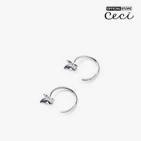 CECI - Khuyên tai nữ xỏ lỗ khoen tròn dáng hở thời trang CC1-04000054