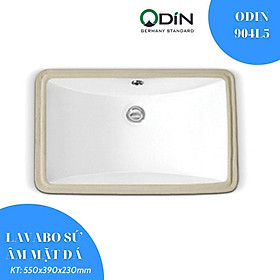 Mua Lavabo sứ âm mặt đá ODIN 904L5