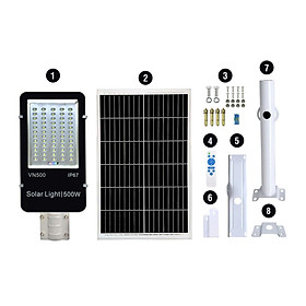 ĐÈN ĐƯỜNG NĂNG LƯỢNG MẶT TRỜI SOLAR LIGHT 500W