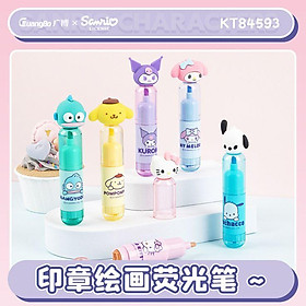 Sanrio -Guangbo - Vỉ 3 Viết Dq Nhớ Dòng Kèm Dấu Hình Hy Gubkt84593