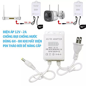Mua Nguồn pin dự phòng WiFi  camera an ninh UPS  camera ngoài trời  thời gian sử dụng 6-8h sau khi cúp điện loại tốt