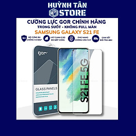 Mua Cường lực s21 fe 5g trong suốt KHÔNG FULL MÀN chống bám vân tay chính hãng GOR phụ kiện huỳnh tân store - Hàng nhập khẩu