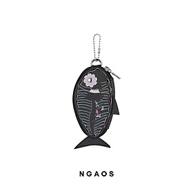 Ví nhỏ hình cá Ngaos Babydory - Black