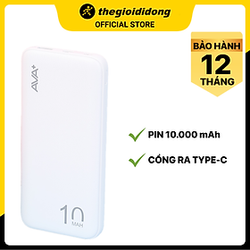 Mua Pin sạc dự phòng Polymer 10000mAh Type C AVA+ PJ JP260 - Hàng chính hãng