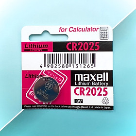 Pin Maxell CR2025 3V (Viên Lẻ) Hàng Chính Hãng Nhật Bản Date 2030 Made in Japan