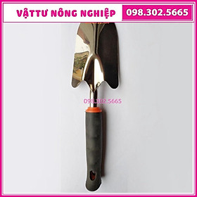 Xẻng xới đất làm vườn CÁN CAO SU dài 30cm tiện dụng